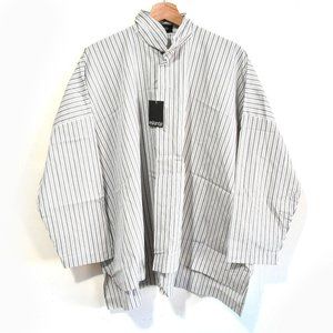 Eskandar NWT $830 Women Shirt Top Blouse Sz 1 Doub